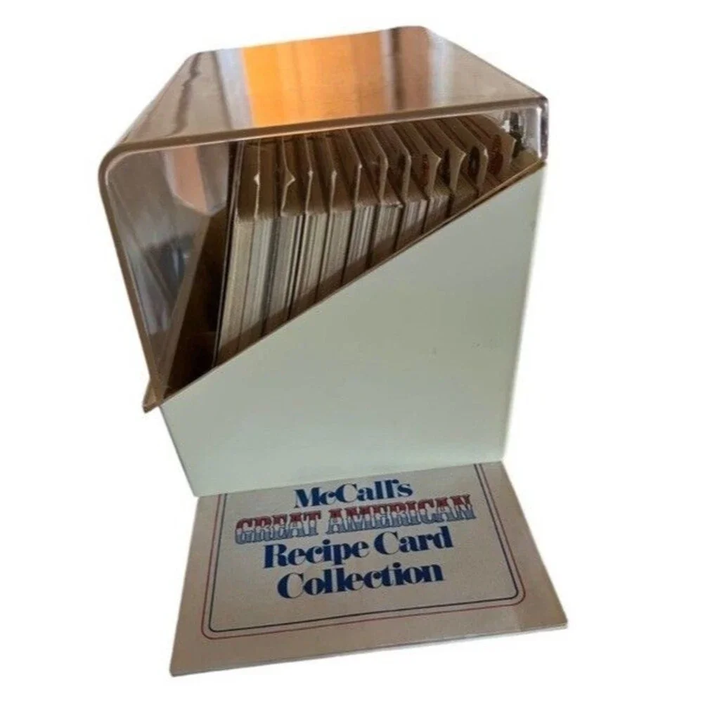 VTG 1973 McCall's Great American Recipe Card Collection 100's of Tasty Recipes!